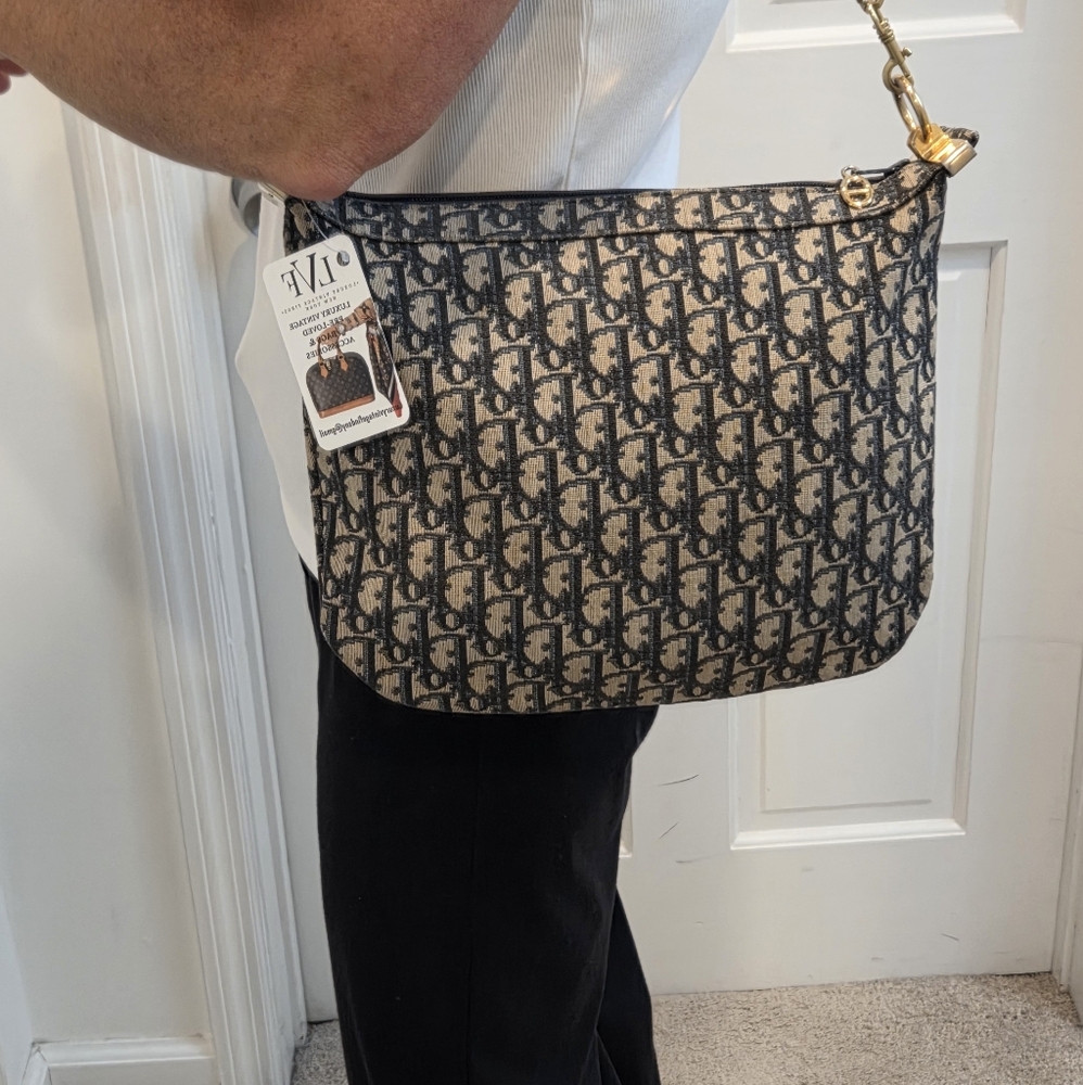 Dior Vintgae 1970s Trotter shoulder bag Rare Iconic style not often seen - Picture 13 of 17